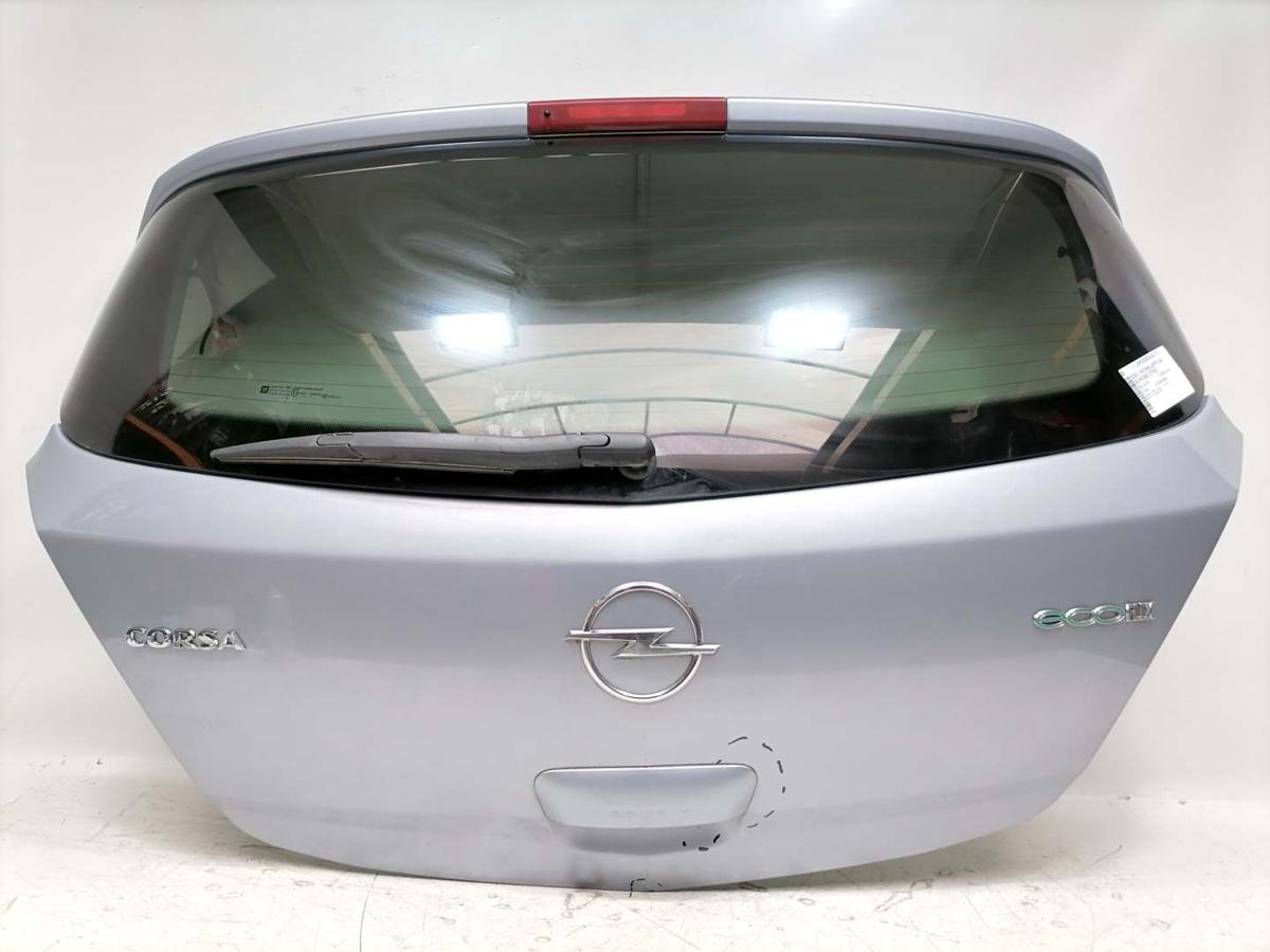 Opel Corsa D original Heckklappe mit Heckscheibe Z163 Lichtsilber 5-T&uuml;rer Bj.2010